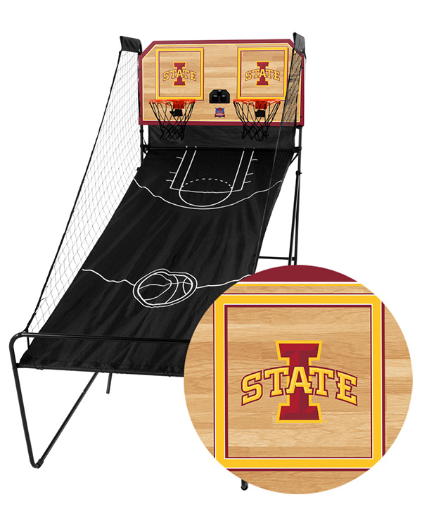 Iowa State Cyclones Classic Court Double Shootout Basketball Game