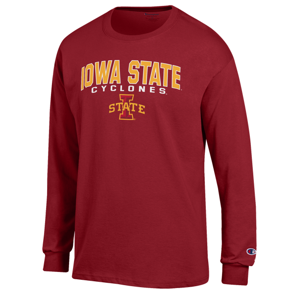 Iowa State Cyclones Champion Jersey Long Sleeve T Shirt Cys Locker Room Iowa State Hats And 3256