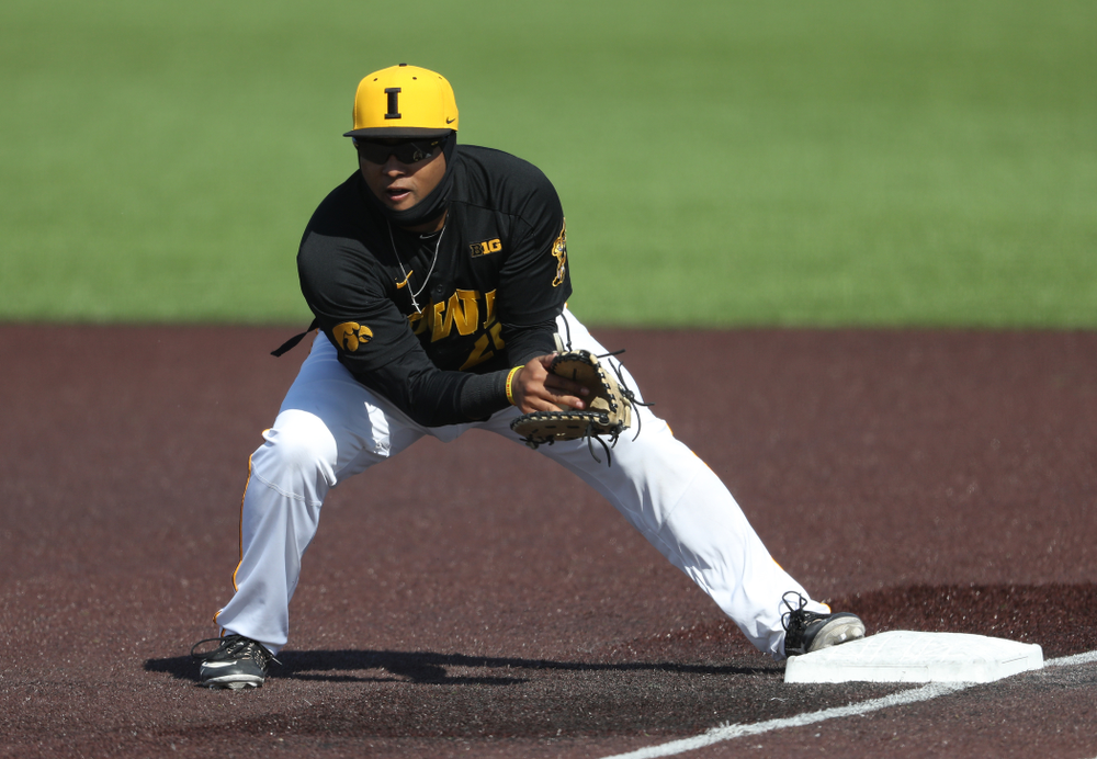Iowa Hawkeyes Izaya Fullard (20) against California State Northridge Sunday, March 17, 2019 at Duane Banks Field. (Brian Ray/hawkeyesports.com)