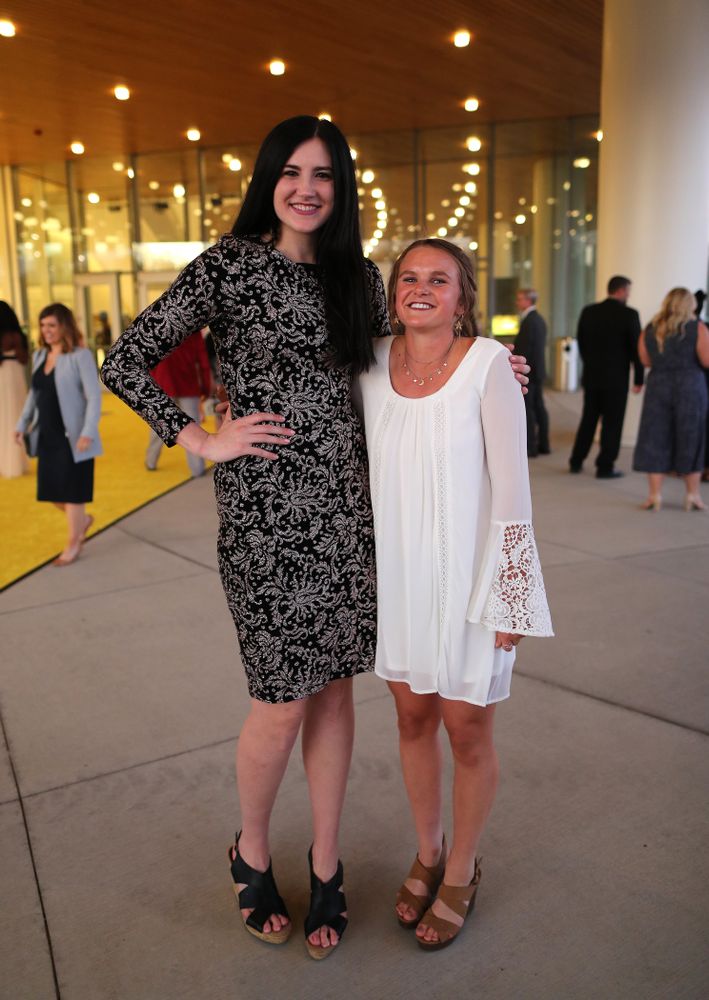 The 2019 Golden Herkys yellow carpet Tuesday, April 23, 2019 at Hancher Auditorium. (Brian Ray/hawkeyesports.com)