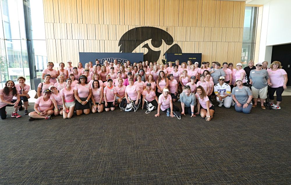The Ladies Football Academy at the Hansen Football Performance Center in Iowa City on Saturday, Jun 8, 2019. (Stephen Mally/hawkeyesports.com)