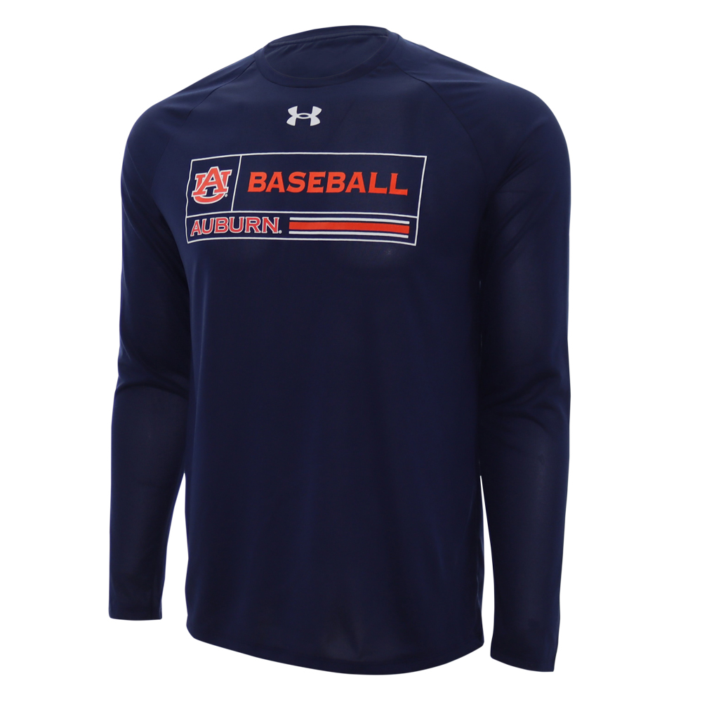 Auburn Tigers Under Armour Baseball Long Sleeve Tech T-Shirt - The Auburn Fan Shop | Official Online Store of Auburn University Athletic Department