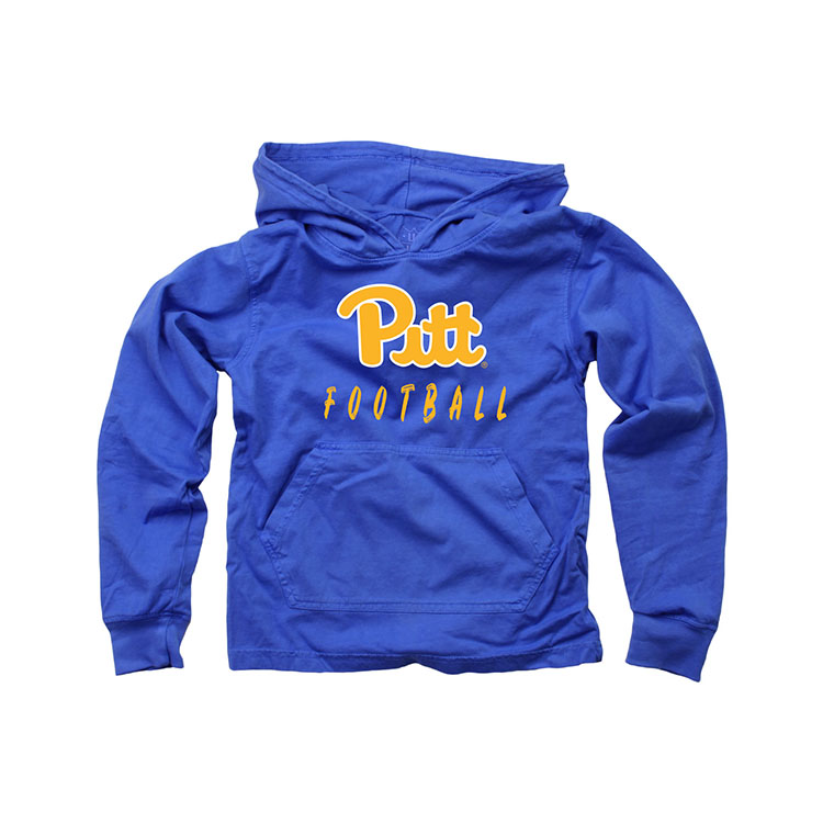 Pitt Panthers Junior Organic Cotton Jersey Hoodie Football