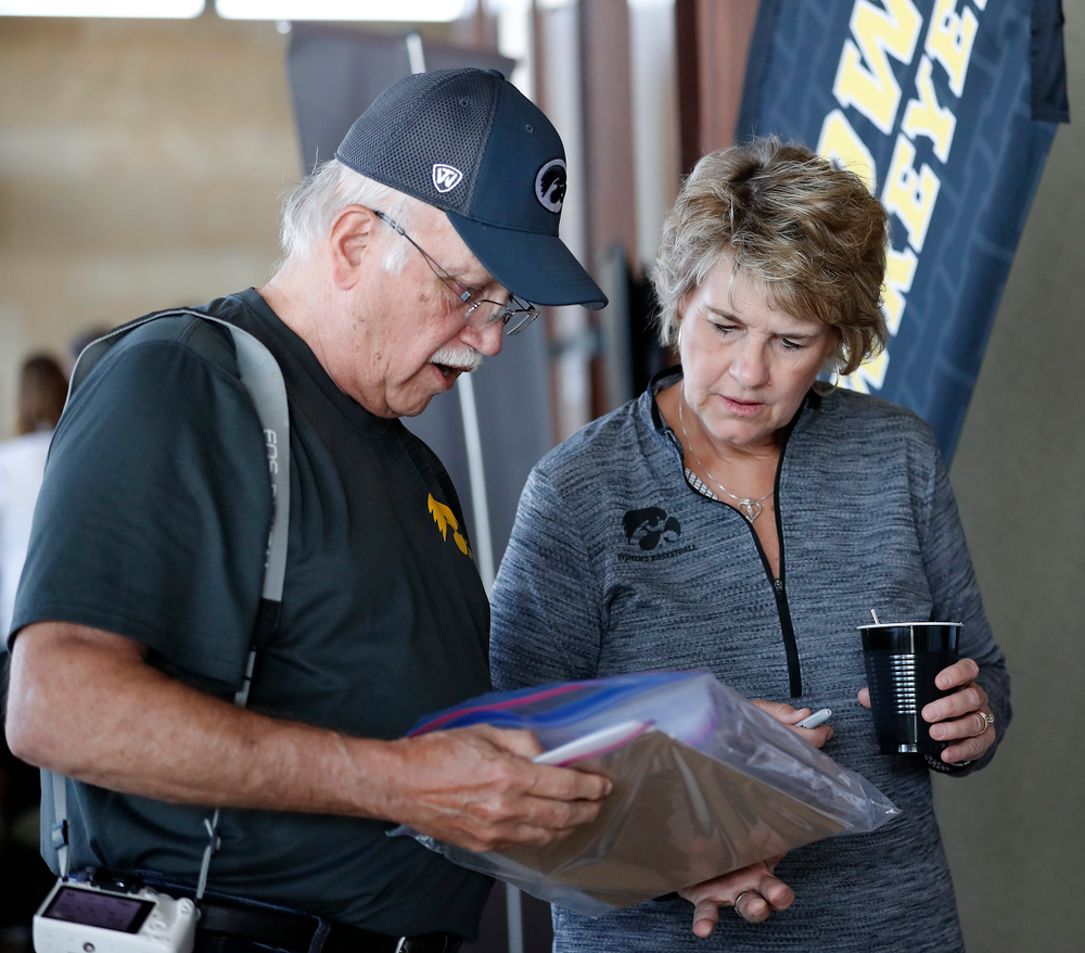 Lisa Bluder -- Hawkeye Fan Event at the Quad-Cities Waterfront Convention Center in Bettendorf, Iowa, on May 15, 2019.
