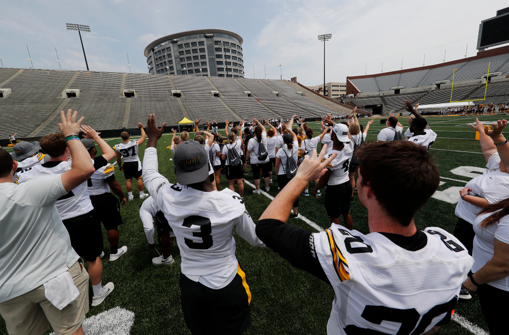 The 2018 Iowa Ladies Football Academy Saturday, June 9, 2018 at Kinnick Stadium. (Brian Ray/hawkeyesports.com)