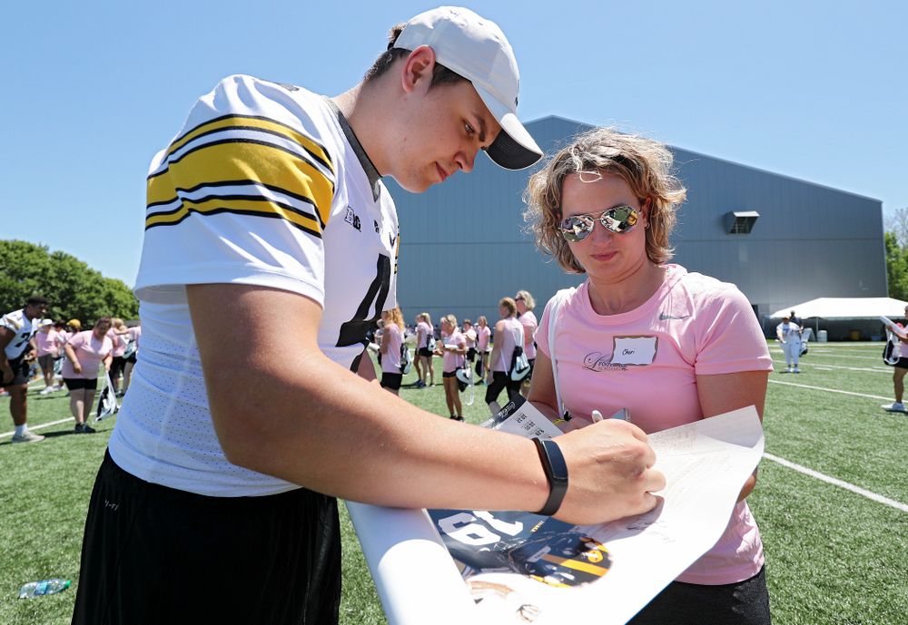 The Ladies Football Academy at the Hansen Football Performance Center in Iowa City on Saturday, Jun 8, 2019. (Stephen Mally/hawkeyesports.com)