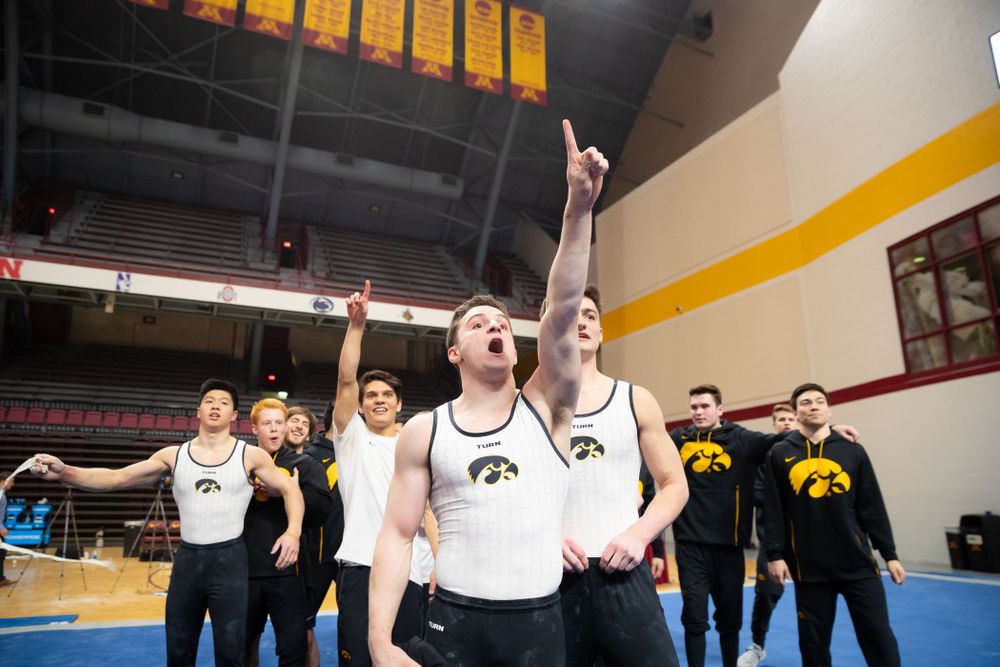 The Iowa Hawekeys against Minnesota and Penn State at the Maturi Pavilion Saturday, March 23, 2019 in Minneapolis, Minn. (C. Morgan Engel/Freelance)