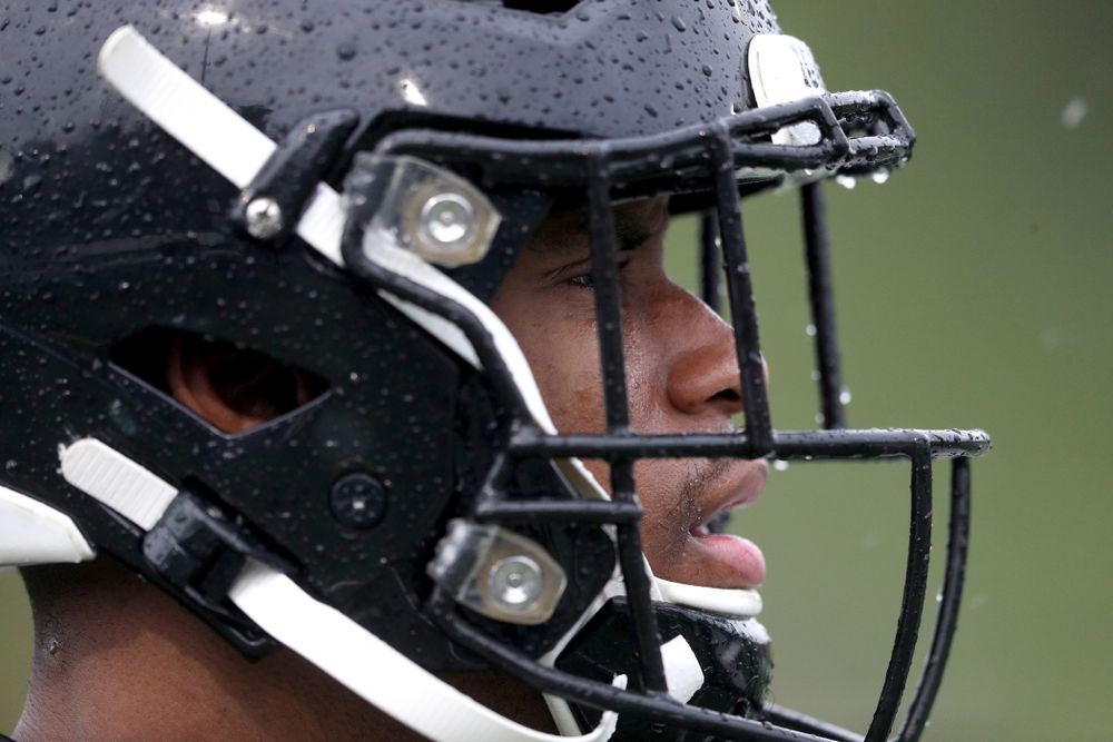 Iowa Hawkeyes wide receiver Ihmir Smith-Marsette (6) during practice Monday, December 23, 2019 at Mesa College in San Diego. (Brian Ray/hawkeyesports.com)