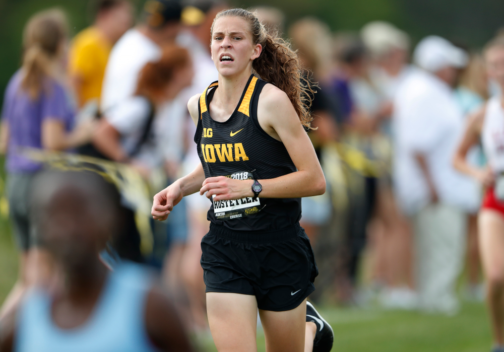 Anna Hostetler during the Hawkeye Invitational Friday, August 31, 2018 at the Ashton Cross Country Course. (Brian Ray/hawkeyesports.com)
