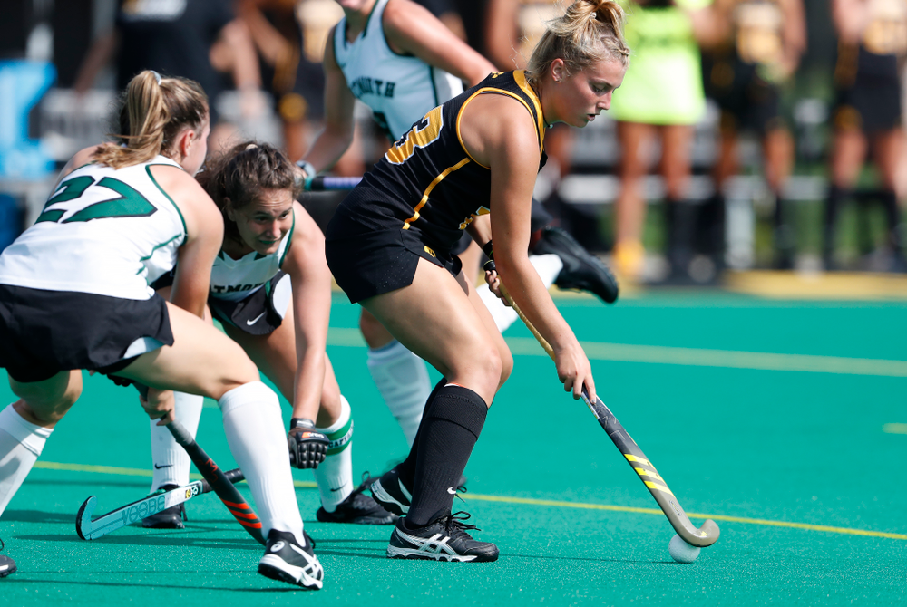 Iowa Hawkeyes Leah Zellner (13) against Dartmouth Friday, August 31, 2018 at Grant Field. (Brian Ray/hawkeyesports.com)