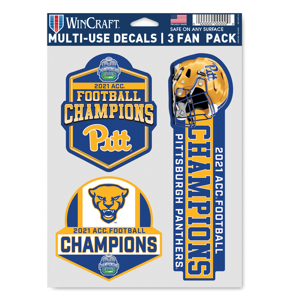 Pitt Panthers 2021 ACC Championship Decal - Pittsburgh Panthers