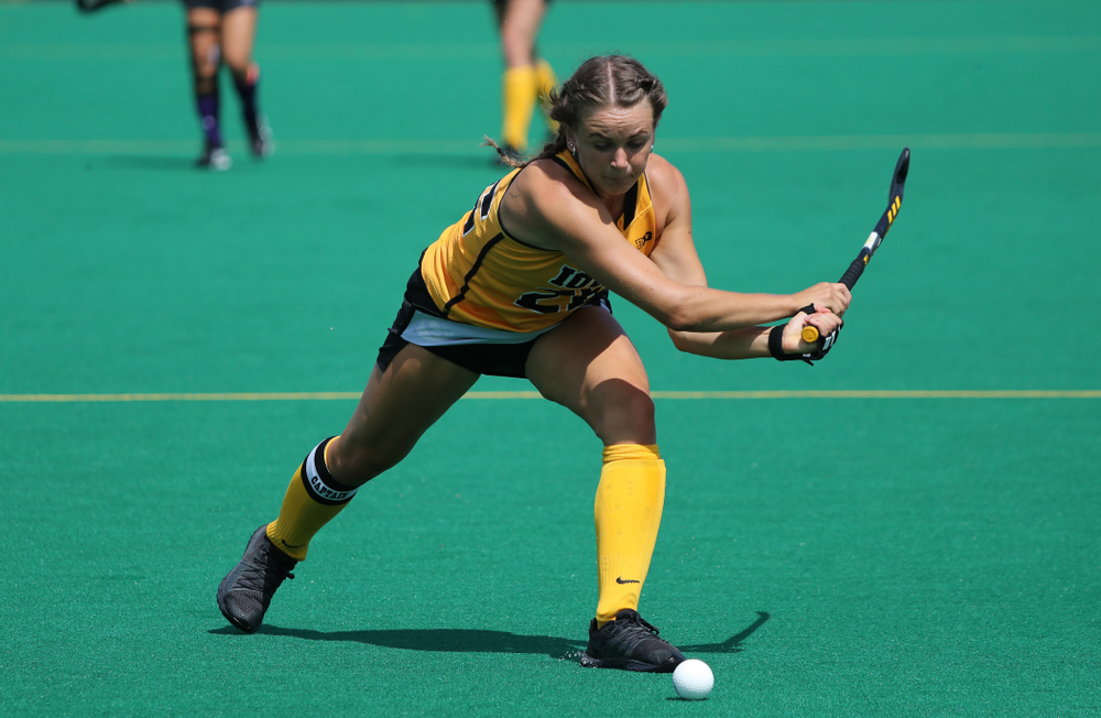 Iowa Hawkeyes forward Maddy Murphy (26) during an exhibition game against Northwestern Saturday, August 24, 2019 at Grant Field. (Brian Ray/hawkeyesports.com)