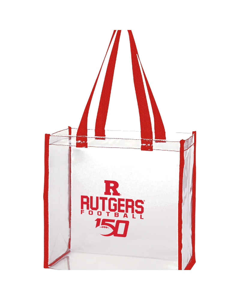 Rutgers Scarlet Knights 150 Clear Bag Rutgers Apparel Rutgers