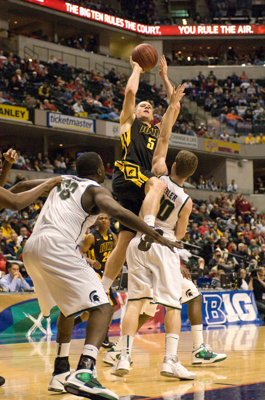 Iowa Vs Michigan State Mbb University Of Iowa Athletics
