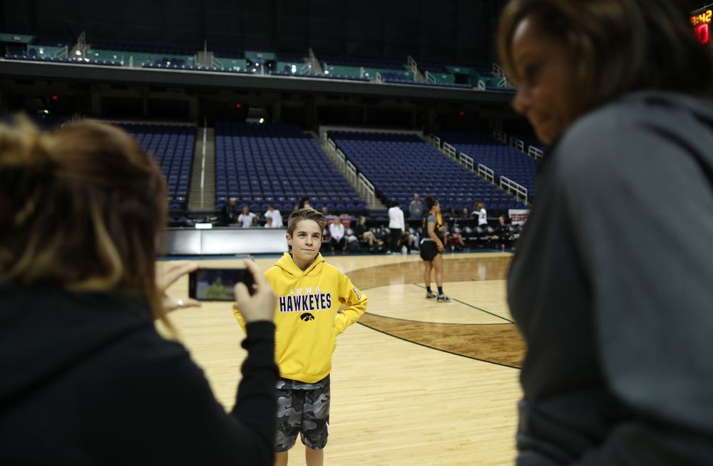 Big Ten Boy Jack Jensen-Fitzpatrick during practice and media before the regional final of the 2019 NCAA Women's College Basketball Tournament against the Baylor Bears Sunday, March 31, 2019 at Greensboro Coliseum in Greensboro, NC.(Brian Ray/hawkeyesports.com)