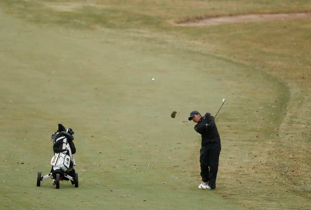 Iowa's Ryoto Furuya during day two of the 2018 Hawkeye Invitational Friday, April 13, 2018 at Finkbine Golf Course. (Brian Ray/hawkeyesports.com)