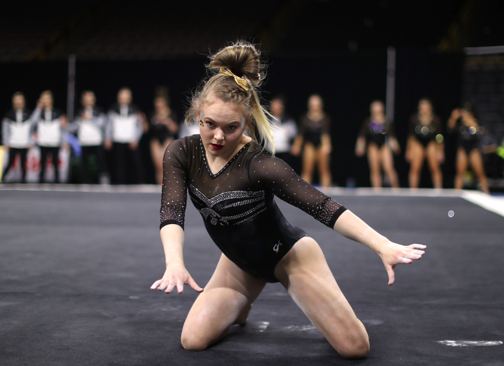 The Iowa Hawkeyes against the Iowa State Cyclones Friday, March 1, 2019 at Carver-Hawkeye Arena. (Brian Ray/hawkeyesports.com)
