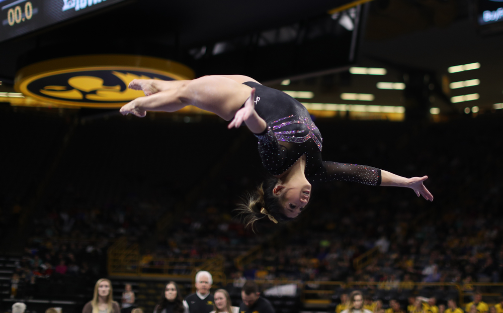 The Iowa Hawkeyes against the Iowa State Cyclones Friday, March 1, 2019 at Carver-Hawkeye Arena. (Brian Ray/hawkeyesports.com)