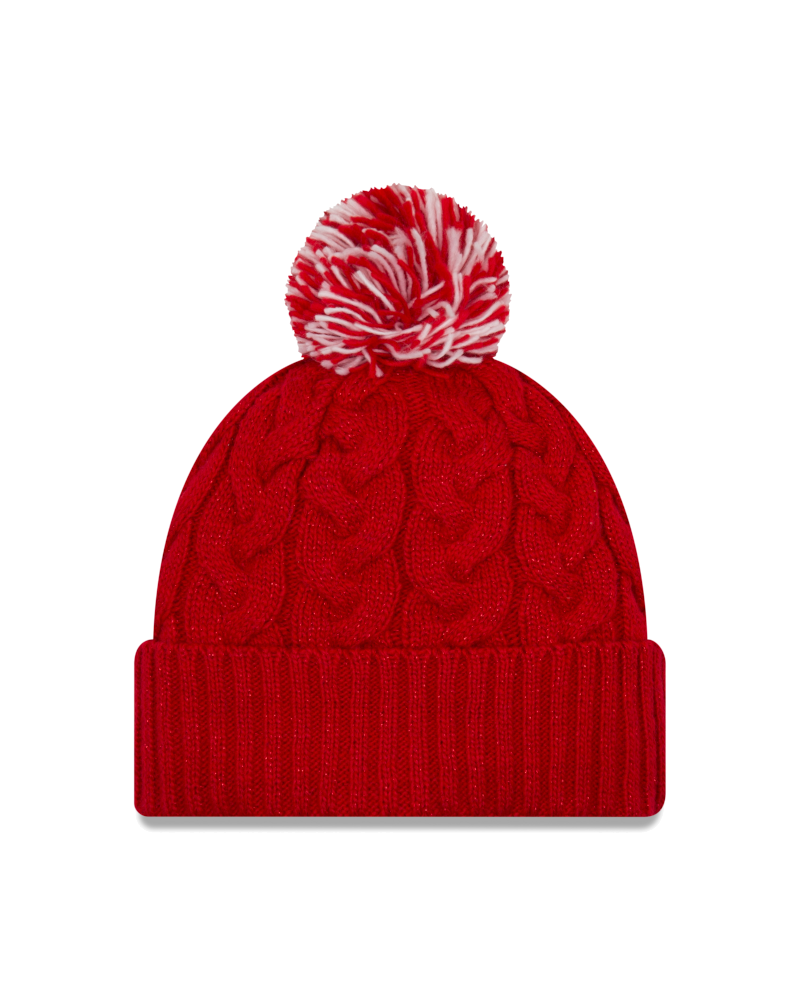 Rutgers Scarlet Knights New Era Knit Cuffed Pom Beanie Rutgers Apparel Rutgers University Gear Rutgers Merchandise Rutgers Clothing Official Rutgers Team Shop