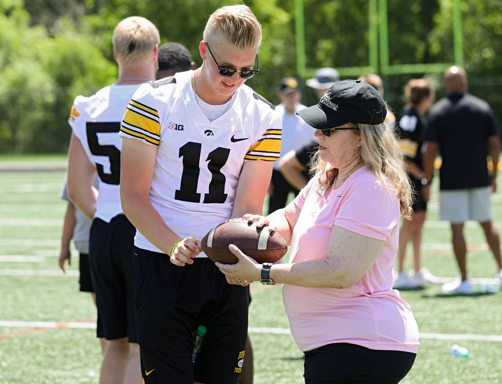 The Ladies Football Academy at the Hansen Football Performance Center in Iowa City on Saturday, Jun 8, 2019. (Stephen Mally/hawkeyesports.com)
