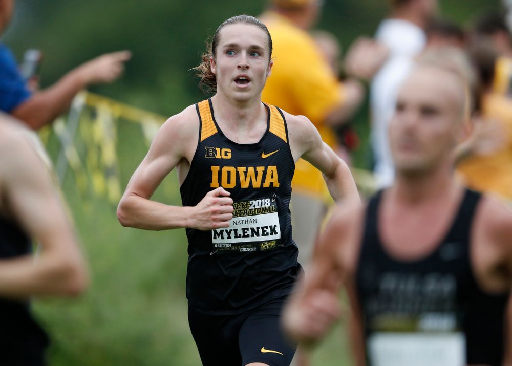 Nathan Mylenek during the Hawkeye Invitational Friday, August 31, 2018 at the Ashton Cross Country Course. (Brian Ray/hawkeyesports.com)