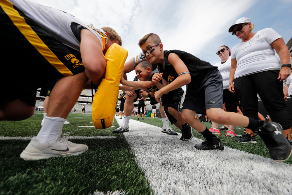 The 2018 Iowa Ladies Football Academy Saturday, June 9, 2018 at Kinnick Stadium. (Brian Ray/hawkeyesports.com)