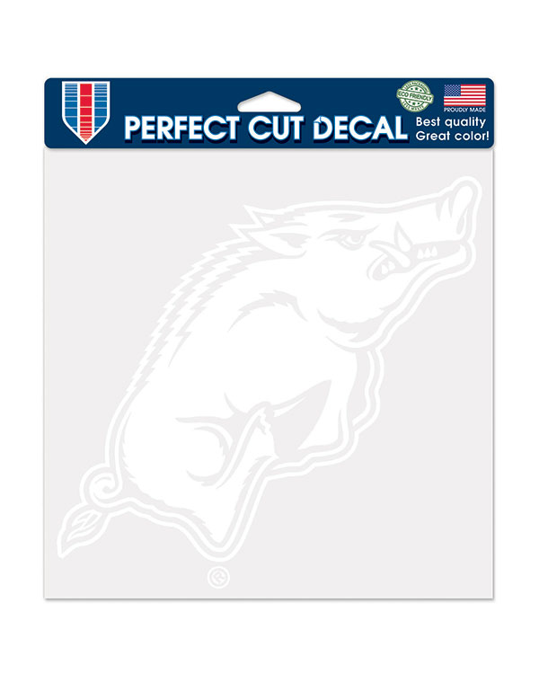 Arkansas Razorbacks Running Hogs Logo Diecut Decal 8x8 Arkansas Razorbacks Store Shop University Of Arkansas Apparel Gear Gifts Clothing