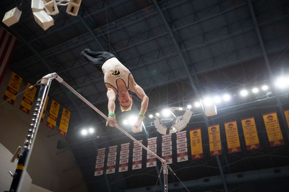 The Iowa Hawekeys against Minnesota and Penn State at the Maturi Pavilion Saturday, March 23, 2019 in Minneapolis, Minn. (C. Morgan Engel/Freelance)
