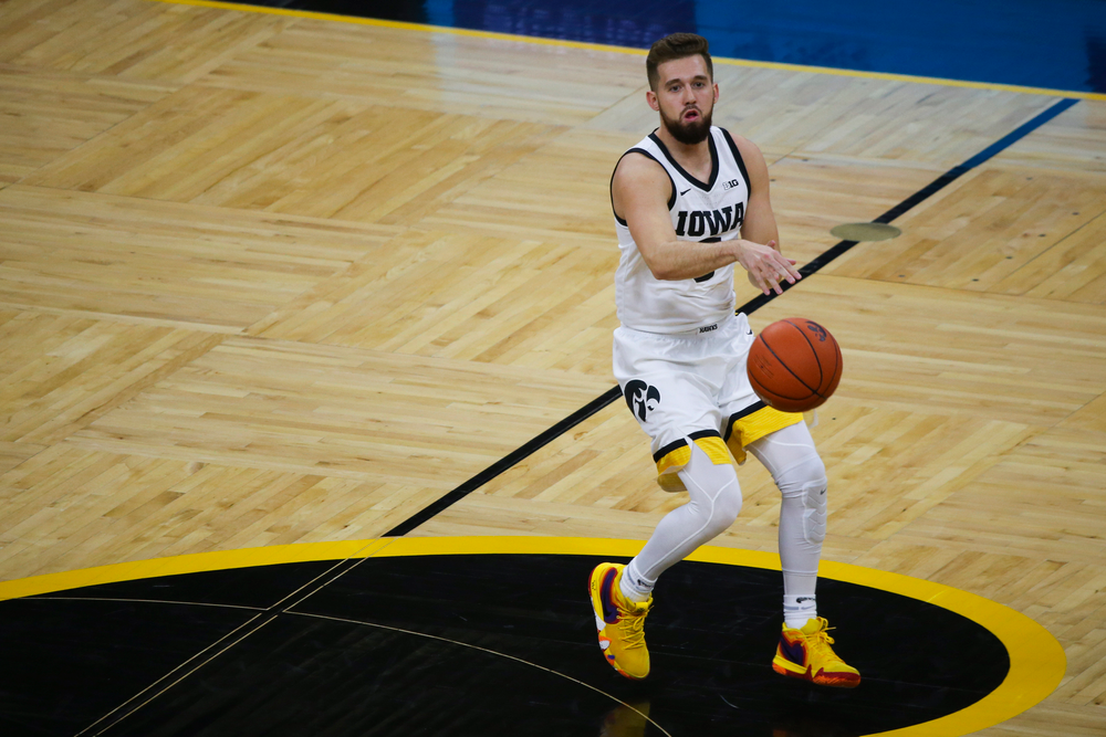 Iowa Hawkeyes guard Jordan Bohannon (3) during Iowa men’s basketball vs SIUE on Friday, November 8, 2019 at Carver-Hawkeye Arena. (Lily Smith/hawkeyesports.com)