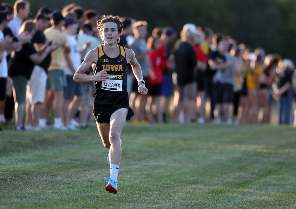 IowaÕs Nathan Mylenek runs in the 2019 Hawkeye Invitational Friday, September 6, 2019 at the Ashton Cross Country Course. (Brian Ray/hawkeyesports.com)