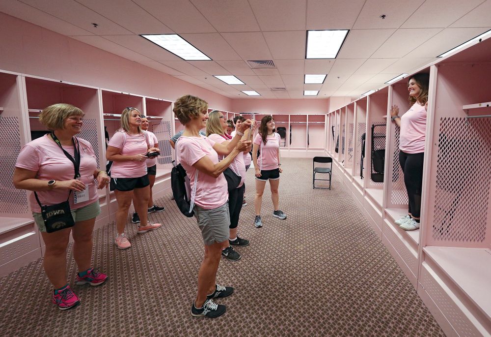 The Ladies Football Academy at Kinnick Stadium in Iowa City on Saturday, Jun 8, 2019. (Stephen Mally/hawkeyesports.com)