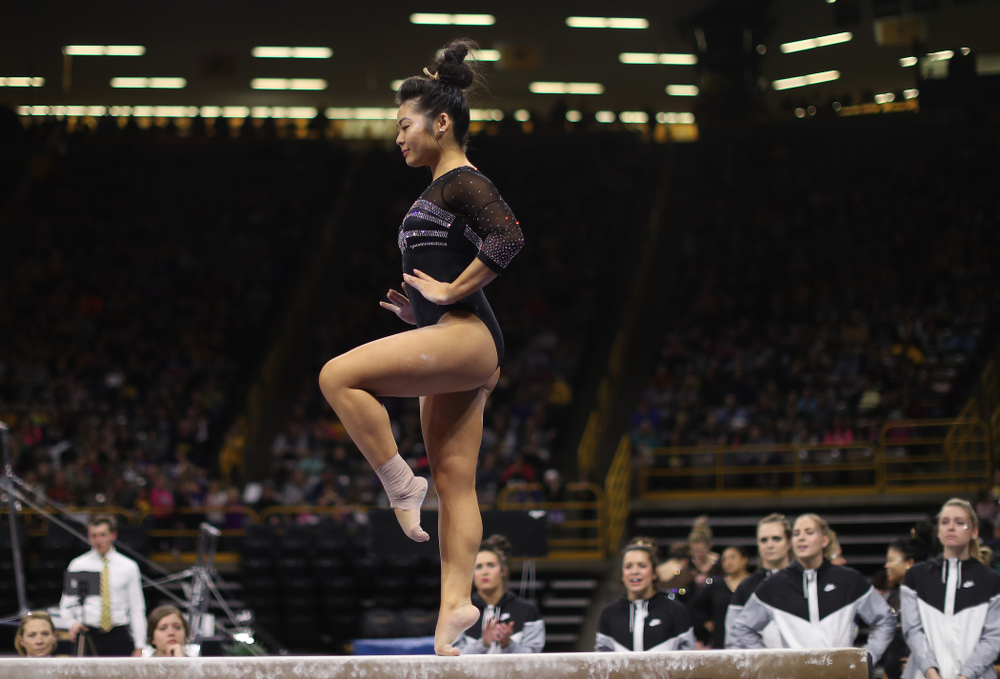 The Iowa Hawkeyes against the Iowa State Cyclones Friday, March 1, 2019 at Carver-Hawkeye Arena. (Brian Ray/hawkeyesports.com)