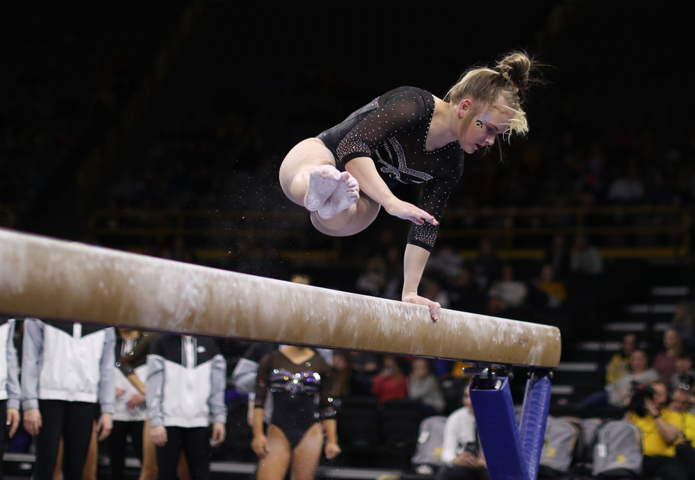 The Iowa Hawkeyes against the Iowa State Cyclones Friday, March 1, 2019 at Carver-Hawkeye Arena. (Brian Ray/hawkeyesports.com)