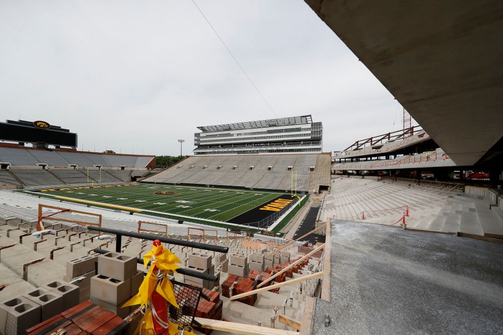 The view from the northeast ÔIronmanÕ loge box Wednesday, June 6, 2018 at Kinnick Stadium. (Brian Ray/hawkeyesports.com)