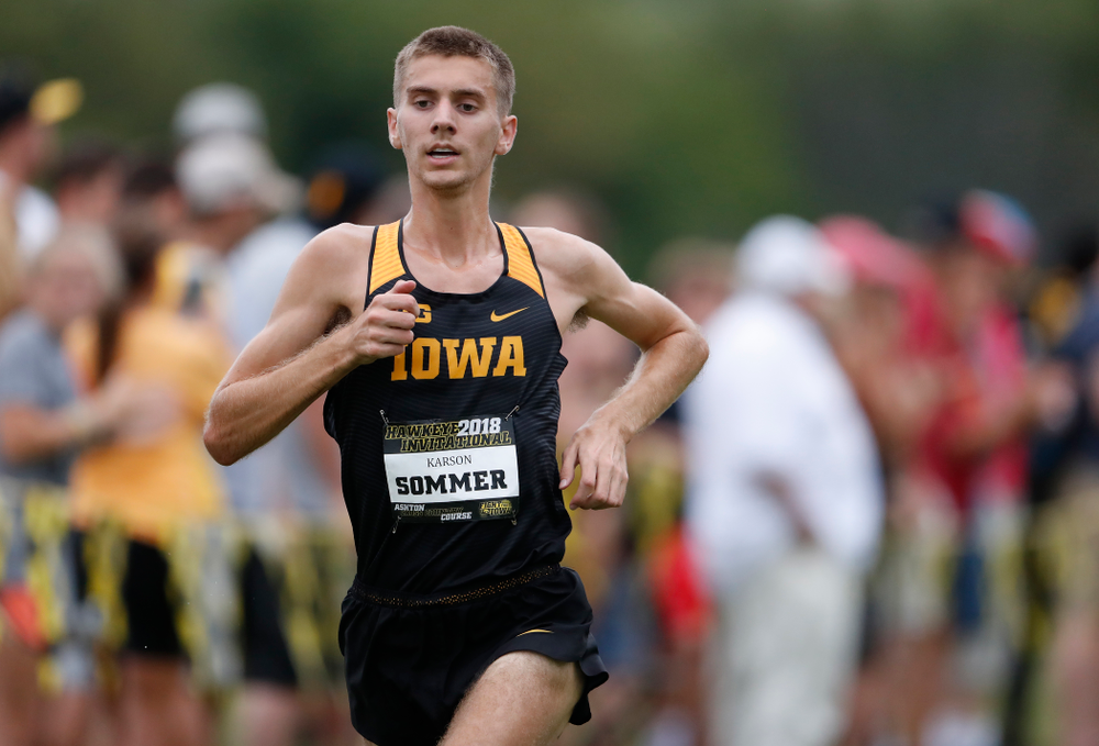 Karson Sommer during the Hawkeye Invitational Friday, August 31, 2018 at the Ashton Cross Country Course. (Brian Ray/hawkeyesports.com)