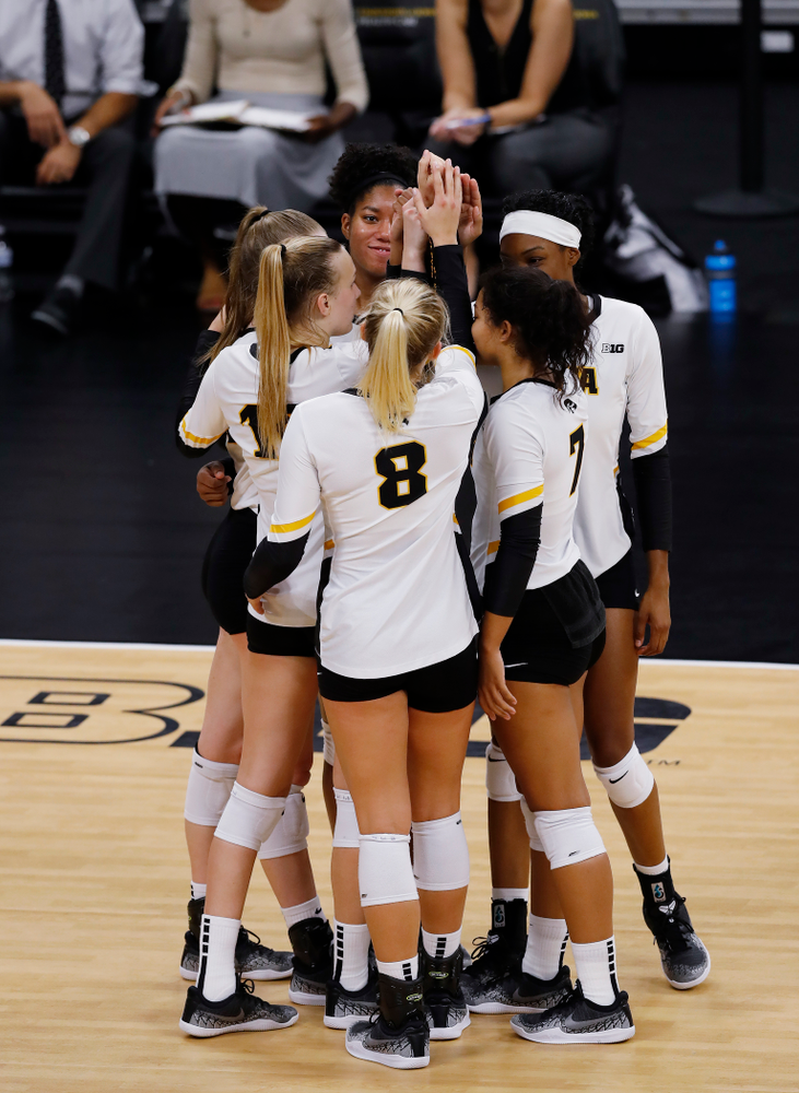 The Iowa Hawkeyes against Eastern Illinois Sunday, September 9, 2018 at Carver-Hawkeye Arena. (Brian Ray/hawkeyesports.com)