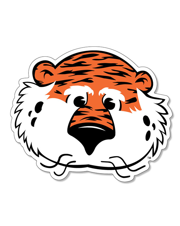 Auburn Tigers Aubie Face Decal The Auburn Fan Shop Official Online Store Of The Auburn University Athletic Department
