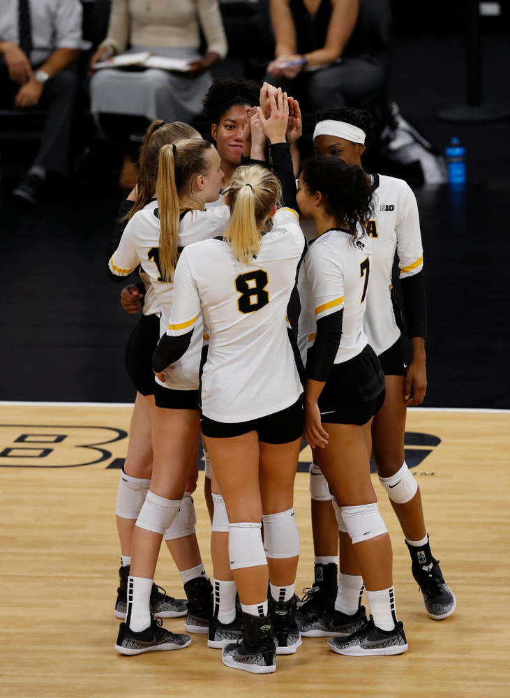 The Iowa Hawkeyes against Eastern Illinois Sunday, September 9, 2018 at Carver-Hawkeye Arena. (Brian Ray/hawkeyesports.com)