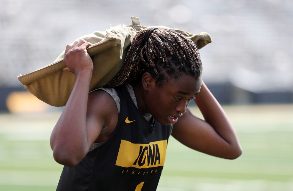 The Iowa WomenÕs Basketball Team participates in the The Program Tuesday, September 17, 2019 at Kinnick Stadium (Brian Ray/hawkeyesports.com)