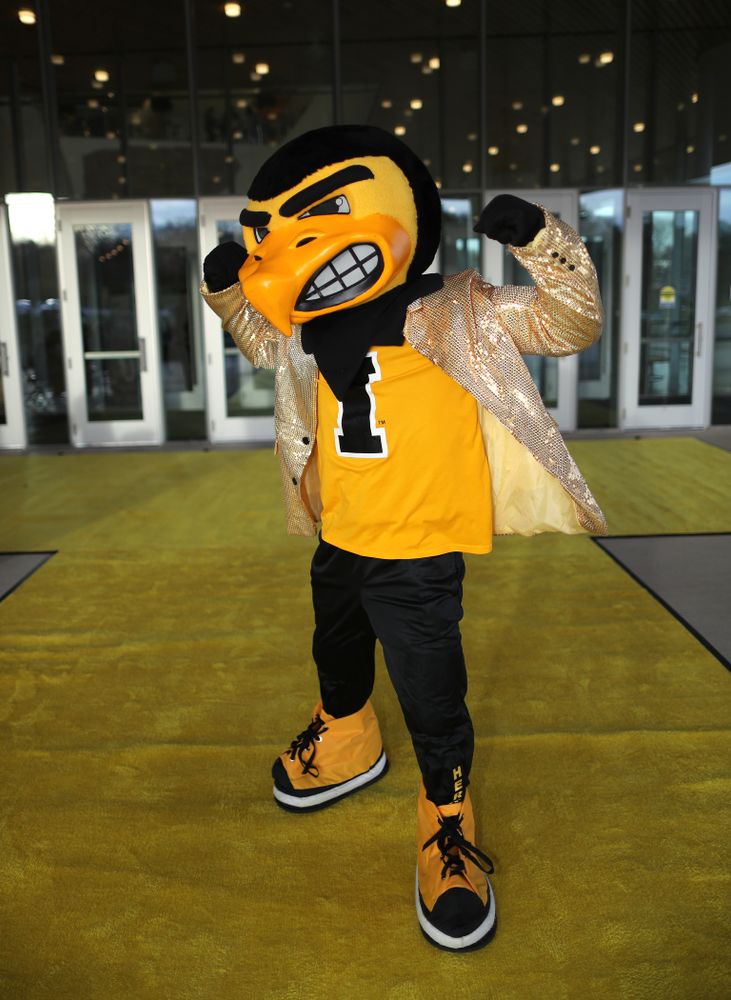 The 2019 Golden Herkys yellow carpet Tuesday, April 23, 2019 at Hancher Auditorium. (Brian Ray/hawkeyesports.com)