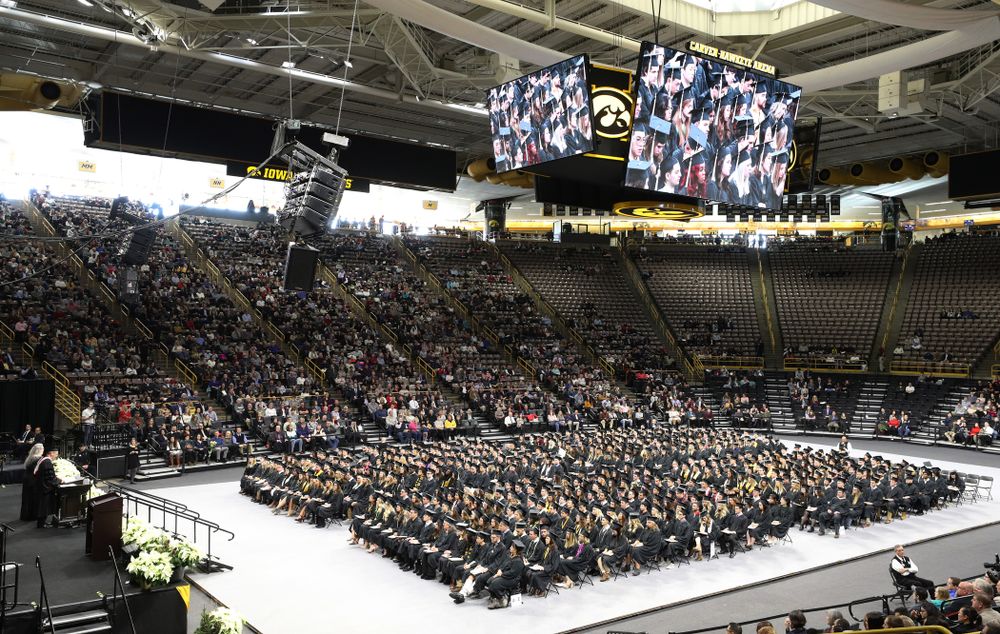 The Fall Commencement Ceremony Saturday, December 15, 2018 at Carver-Hawkeye Arena. (Brian Ray/hawkeyesports.com)