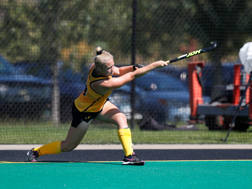 Iowa Hawkeyes Makenna Grewe (4) against Indiana Sunday, September 16, 2018 at Grant Field. (Brian Ray/hawkeyesports.com)