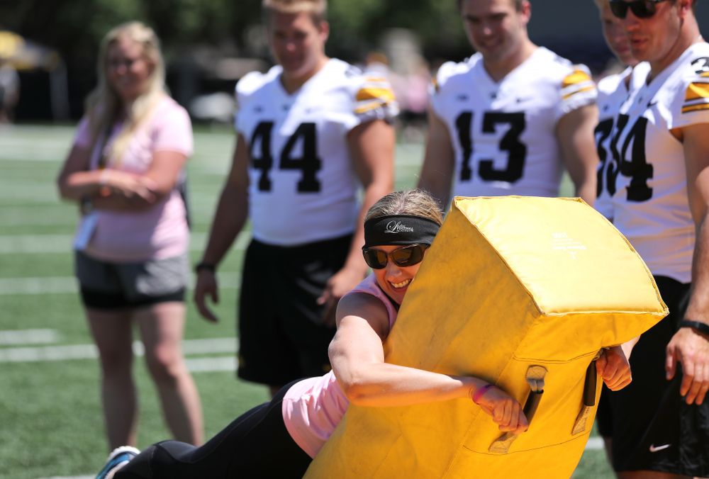 The 2019 Iowa Ladies Football Academy Saturday, June 8, 2019 at Kinnick Stadium. (Brian Ray/hawkeyesports.com)