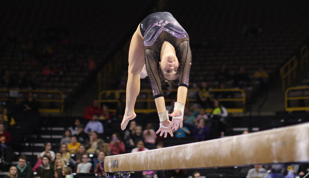 The Iowa Hawkeyes against the Iowa State Cyclones Friday, March 1, 2019 at Carver-Hawkeye Arena. (Brian Ray/hawkeyesports.com)