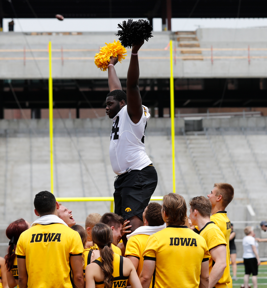 The 2018 Iowa Ladies Football Academy Saturday, June 9, 2018 at Kinnick Stadium. (Brian Ray/hawkeyesports.com)