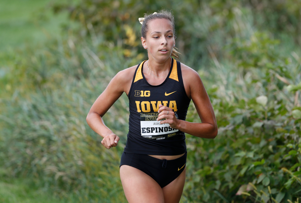 Ashley Espinosa during the Hawkeye Invitational Friday, August 31, 2018 at the Ashton Cross Country Course. (Brian Ray/hawkeyesports.com)