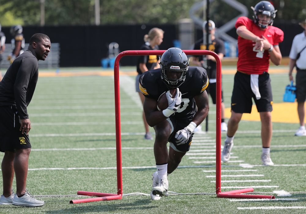 Iowa Hawkeyes running back Henry Geil (30) during the third practice of fall camp Sunday, August 5, 2018 at the Kenyon Football Practice Facility. (Brian Ray/hawkeyesports.com)