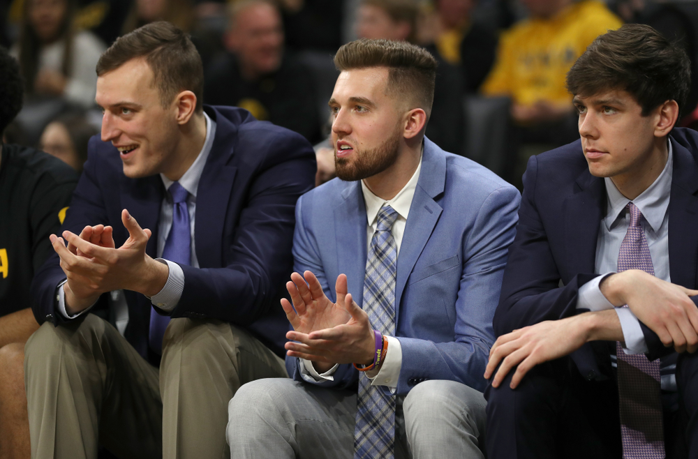 Iowa Hawkeyes guard Jordan Bohannon (3) against the Michigan Wolverines Friday, January 17, 2020 at Carver-Hawkeye Arena. (Brian Ray/hawkeyesports.com)