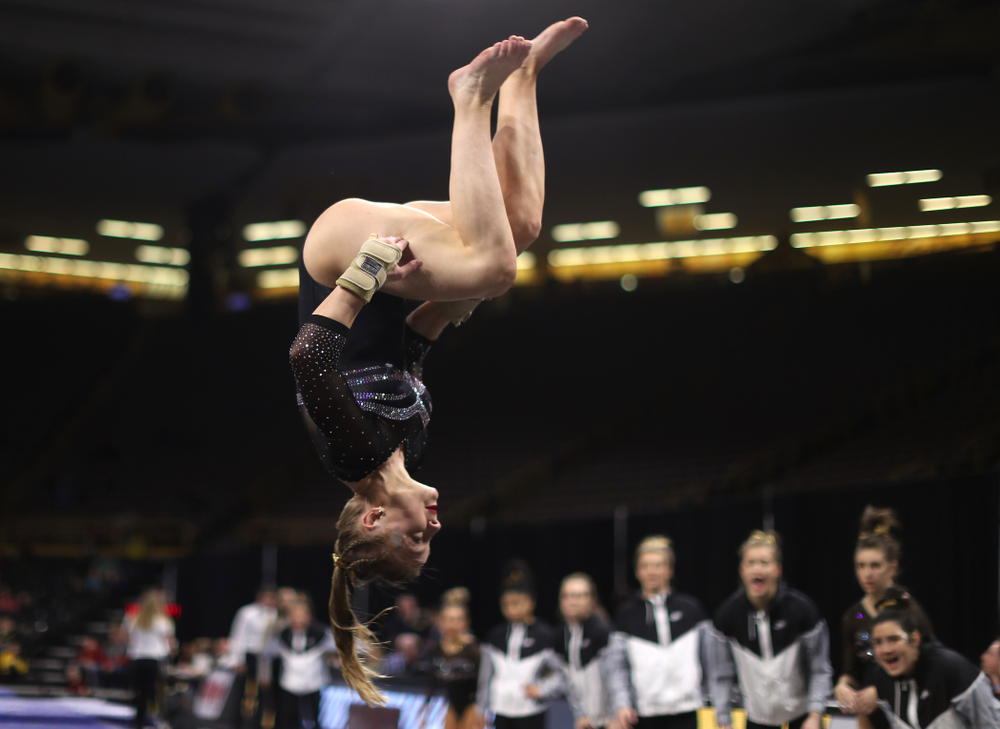 The Iowa Hawkeyes against the Iowa State Cyclones Friday, March 1, 2019 at Carver-Hawkeye Arena. (Brian Ray/hawkeyesports.com)