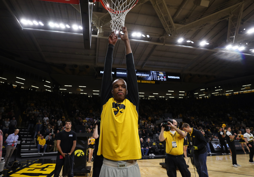 Iowa Hawkeyes guard Maishe Dailey (1) against the Nebraska Cornhuskers Sunday, January 6, 2019 at Carver-Hawkeye Arena. (Brian Ray/hawkeyesports.com)